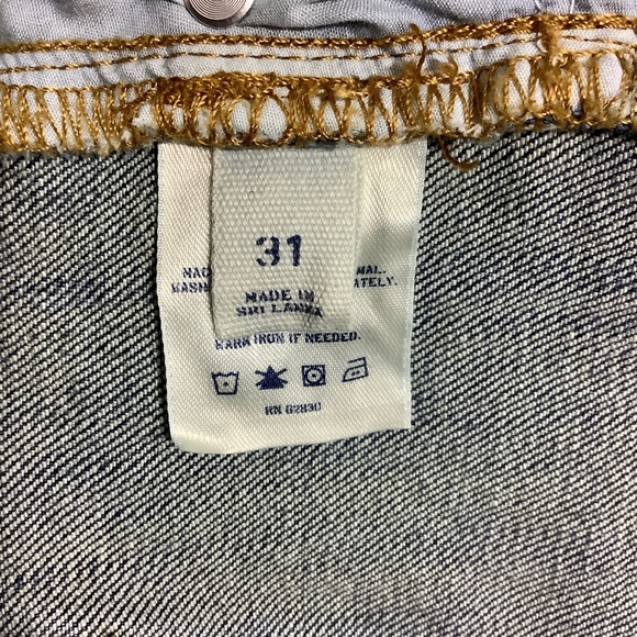 LANDS’ END Canvas Low Rise Boot Cut Jeans SZ-31 - Picture 8 of 11